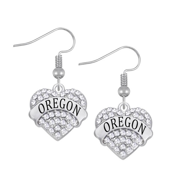 Oregon Sets Gorgeous Rhinestones Circled Oregon - Picture 3 of 6